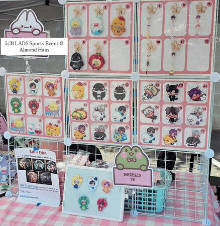 May 31, 2025 - Love is A Sport (fan event for Love and Deepspace) at Almond Haus Cafe, Claremont