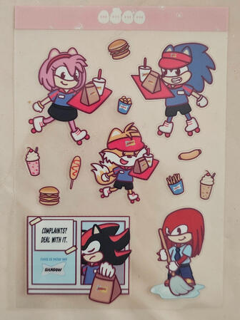 Sonic stickers